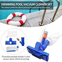 Aspirador de piscina portátil Aspirador de limpieza bajo el agua para piscinas sobre el suelo Balnearios Estanques y…
